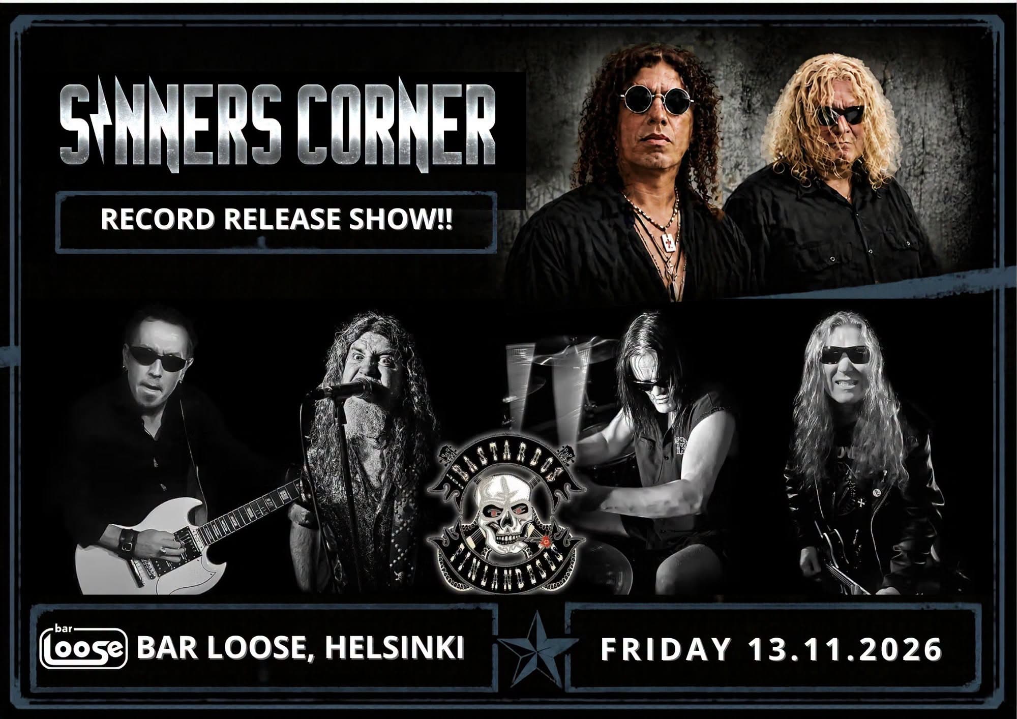 Sinner’s Corner (levynjulkkarit) + Los Bastardos Finlandeses