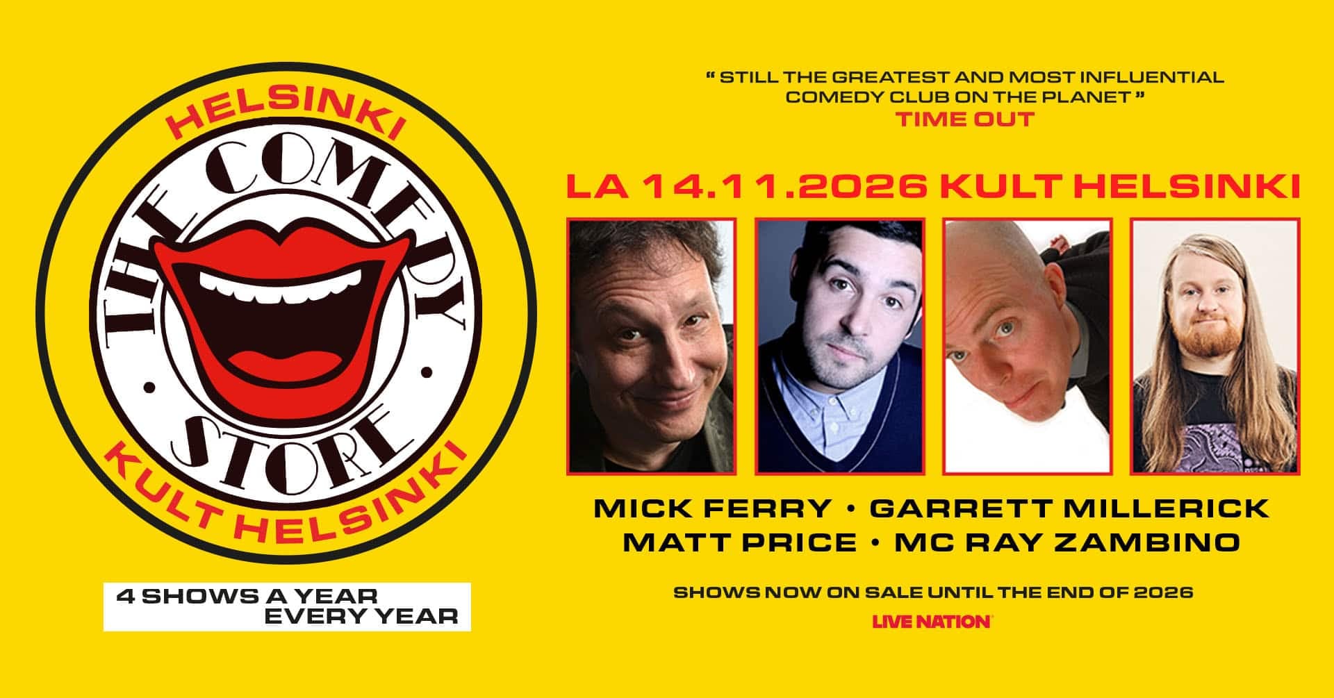 KULT: The Comedy Store (UK) 14.11.2026