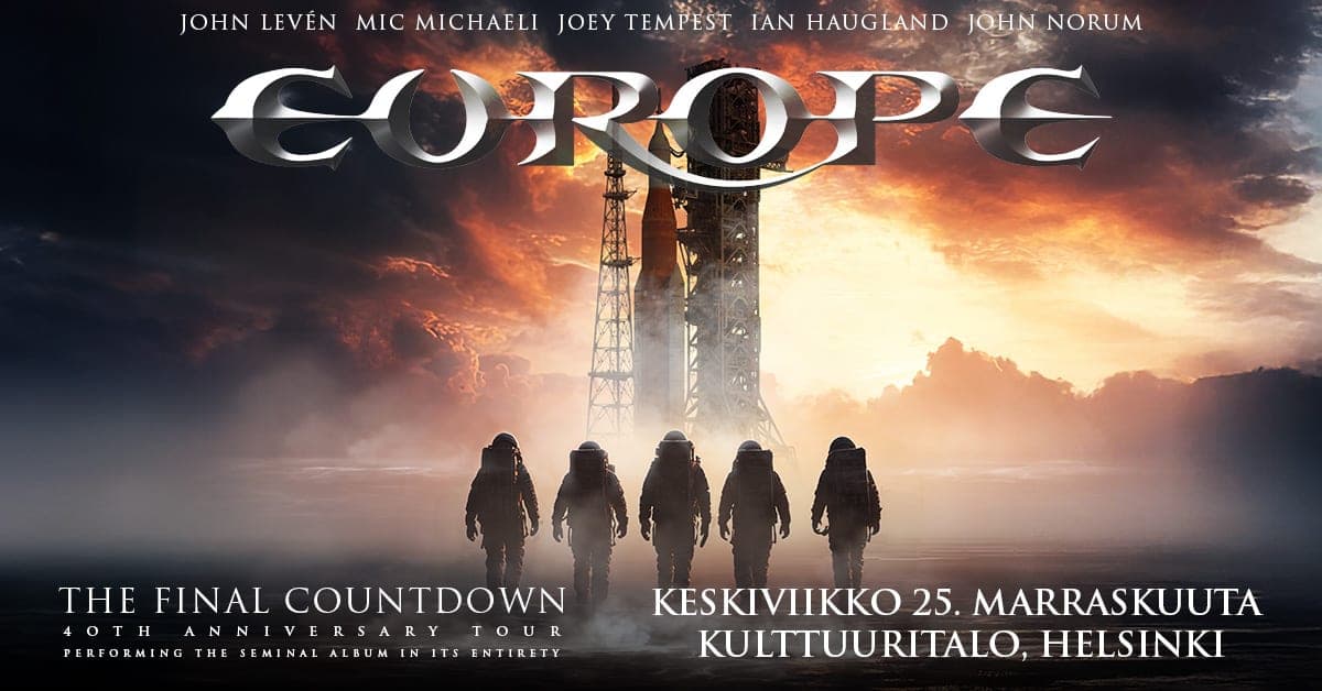 Europe - The Final Countdown 40th Anniversary Tour