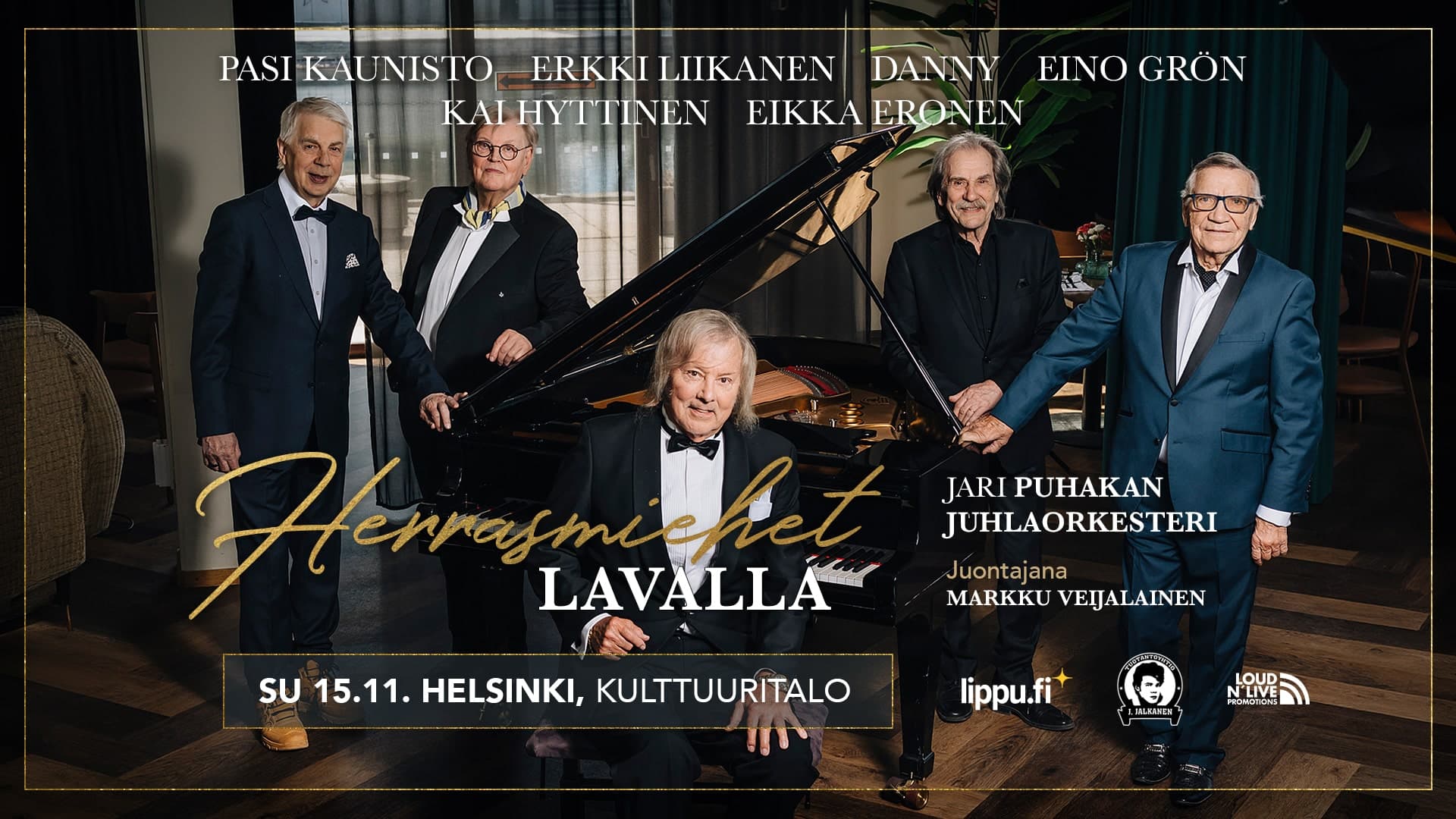 Herrasmiehet lavalla