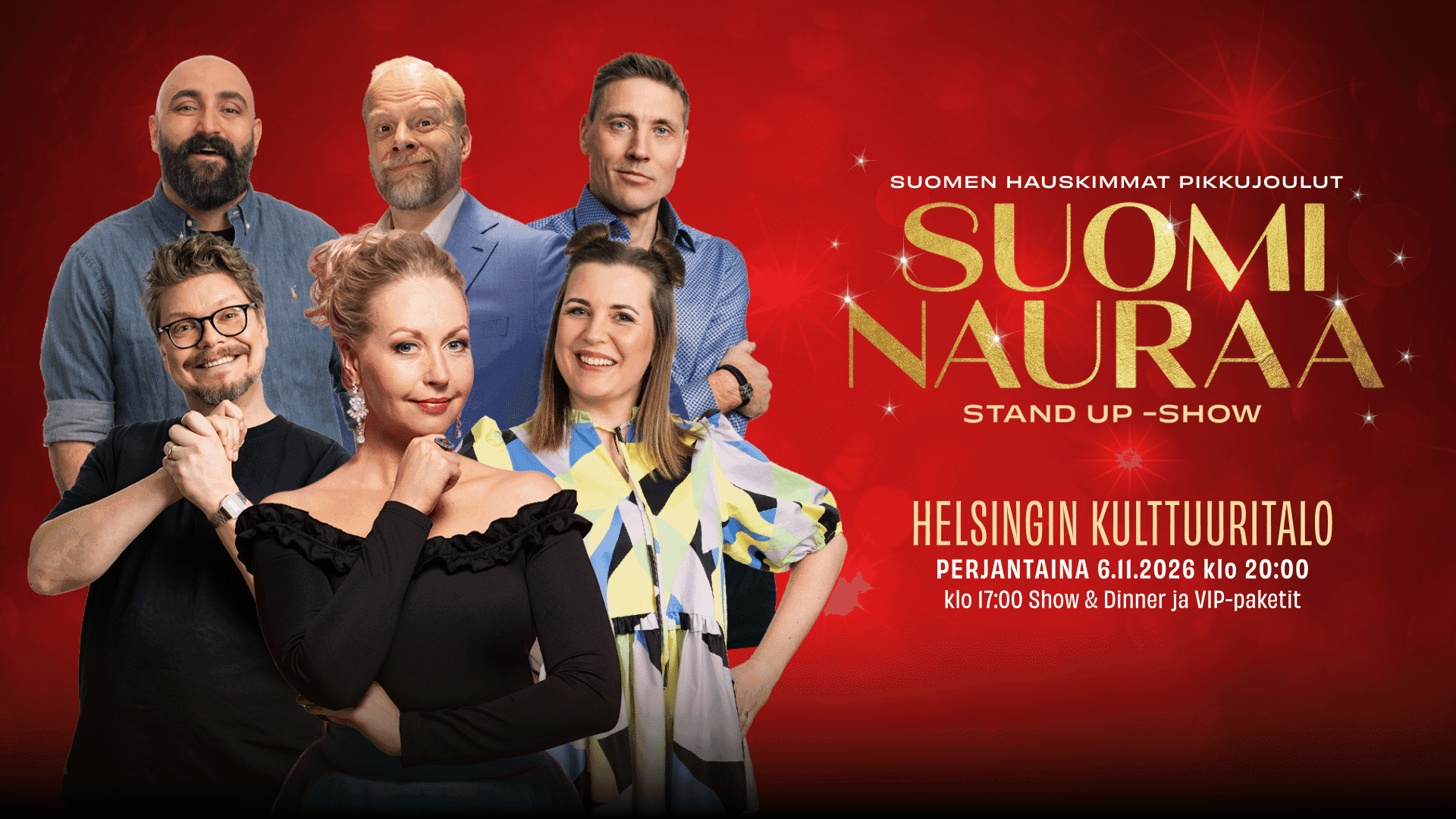 Suomi Nauraa – Stand Up Show 6.11.