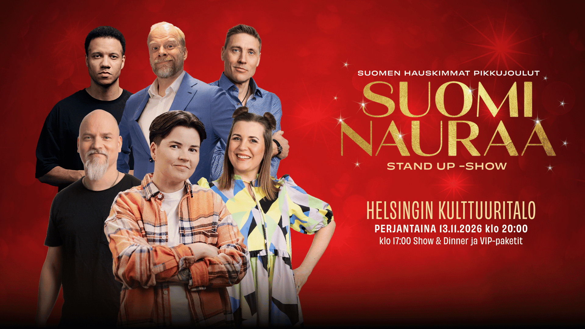 Suomi Nauraa – Stand Up Show 13.11.