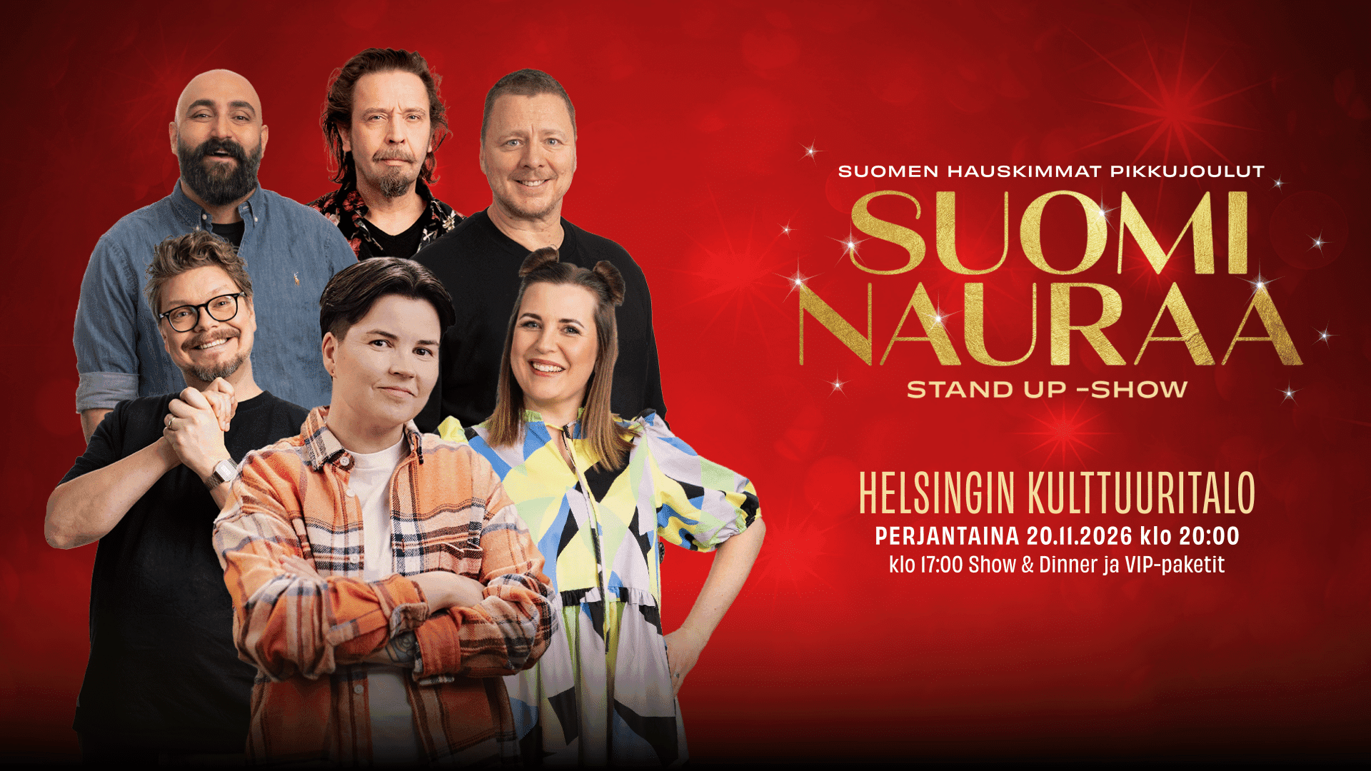 Suomi Nauraa – Stand Up Show 20.11.