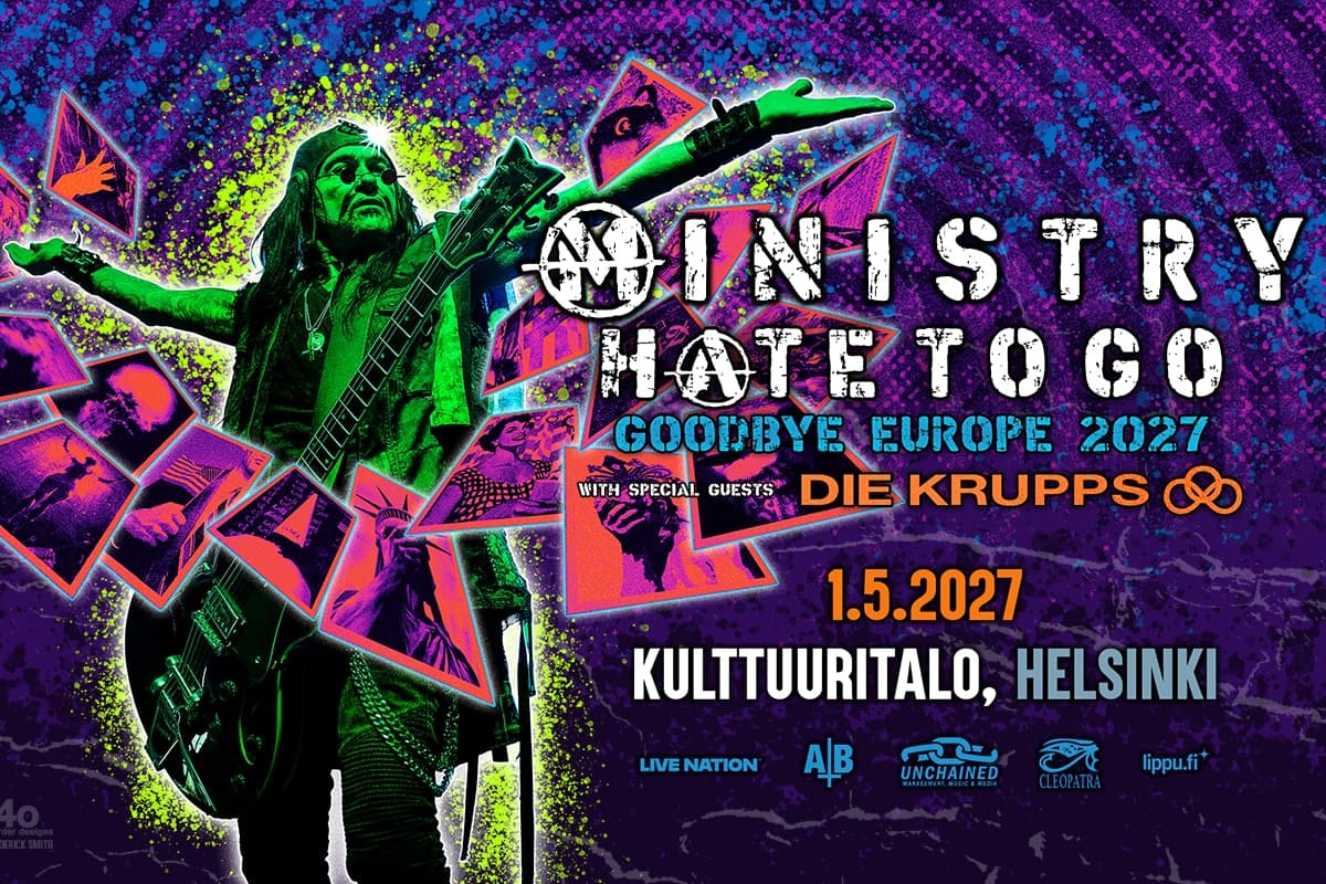 Ministry (US) Hate To Go – Goodbye Europe 2027 Tour