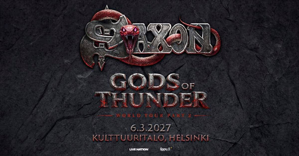Saxon (GB) – Gods of Thunder Tour